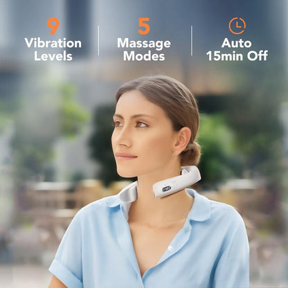Jeanket Red Light Pulse Vibration Traction Neck Massager