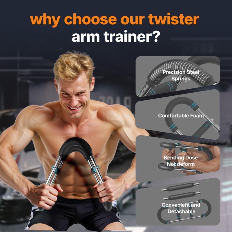 Jeanket Adjustable Power Twister Bar for Arm Traine