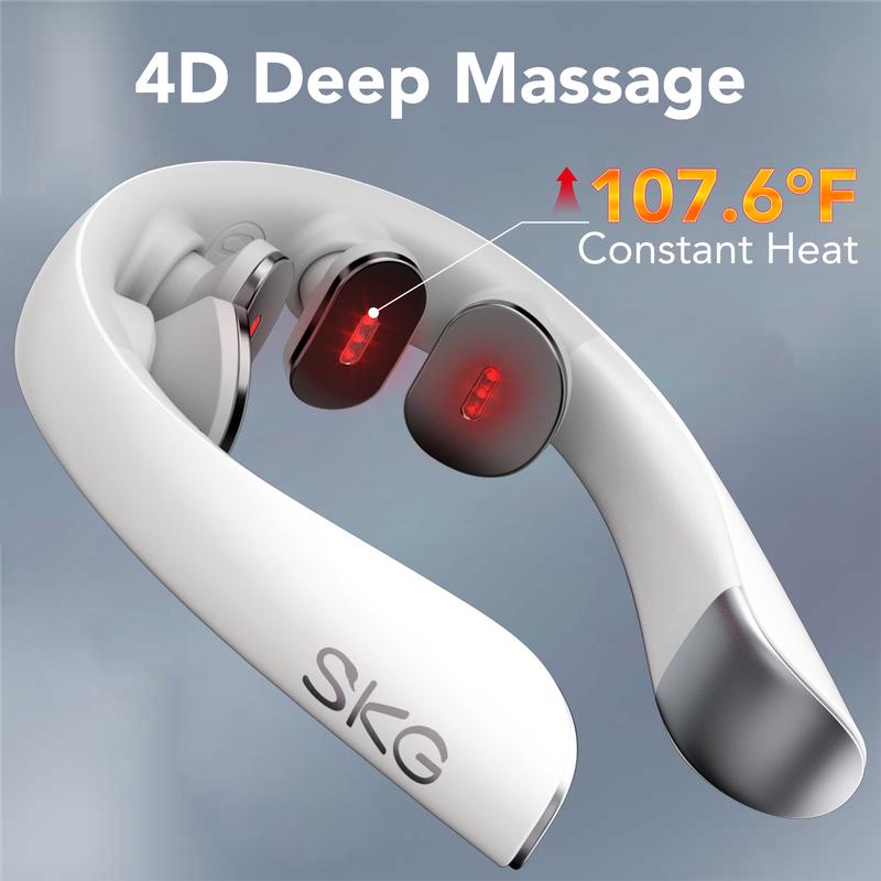 Jeanket Red Light Pulse Vibration Traction Neck Massager