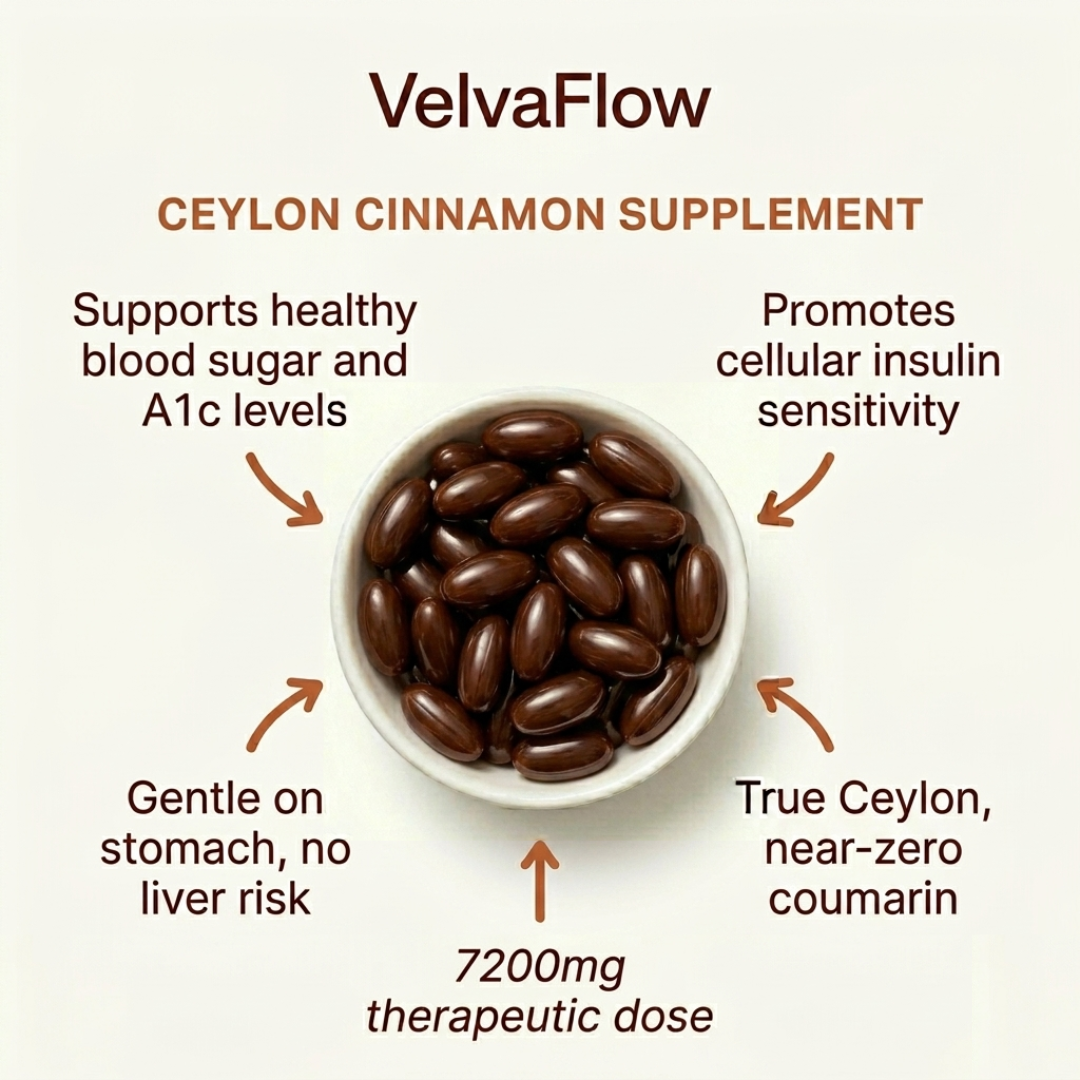 Ceylon Cinnamon - Clinically Studied Blood Sugar Support Before You Need Medication