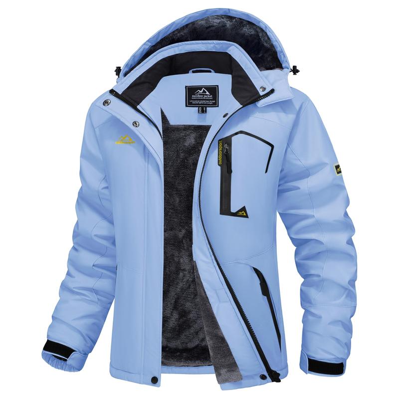 Velvaflow Women's Fleece Lined Warm Winter Jacket