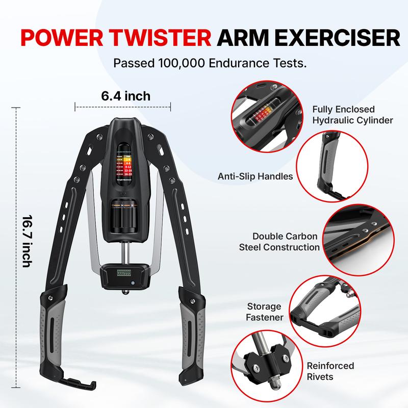 Jeanket Hydraulic Arm Trainer with Counter