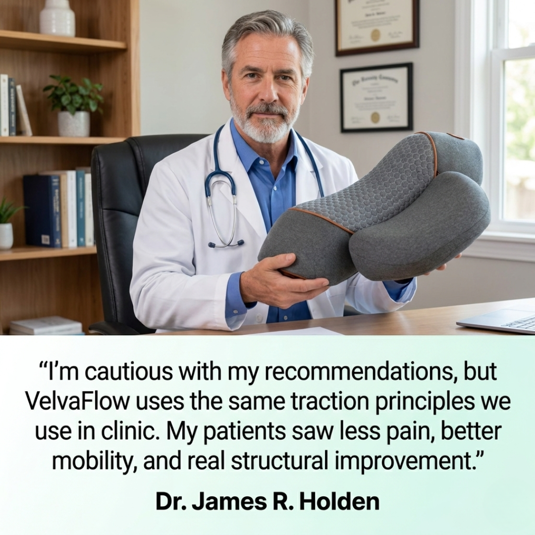 VelvaFlow™ 3-in-1 Alignment Pillow