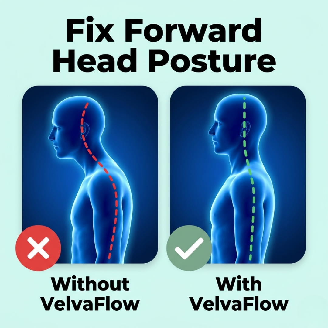 VelvaFlow™ 3-in-1 Alignment Pillow