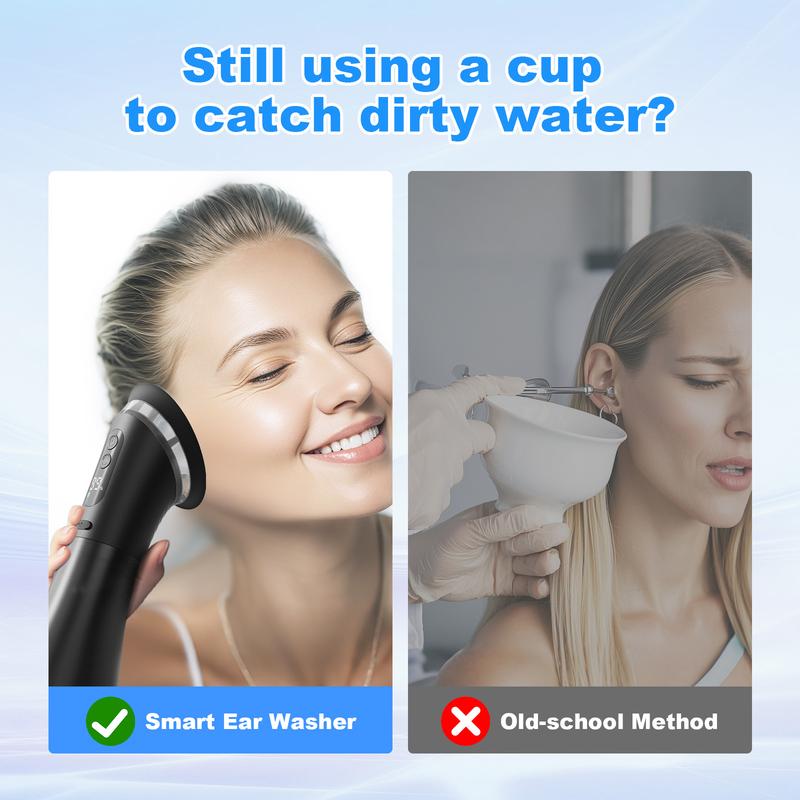 Jeanket Upgraded 2-in-1 Ear Wax Removal Kit with Built-in Waste Tank