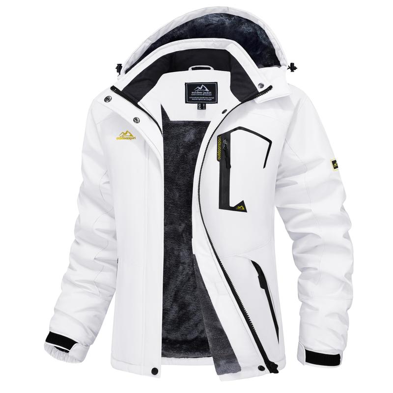 Velvaflow Women's Fleece Lined Warm Winter Jacket