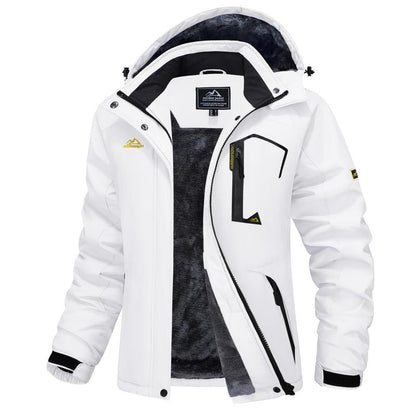 Velvaflow Women's Fleece Lined Warm Winter Jacket