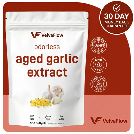 VelvaFlow Odorless Aged Garlic Extract