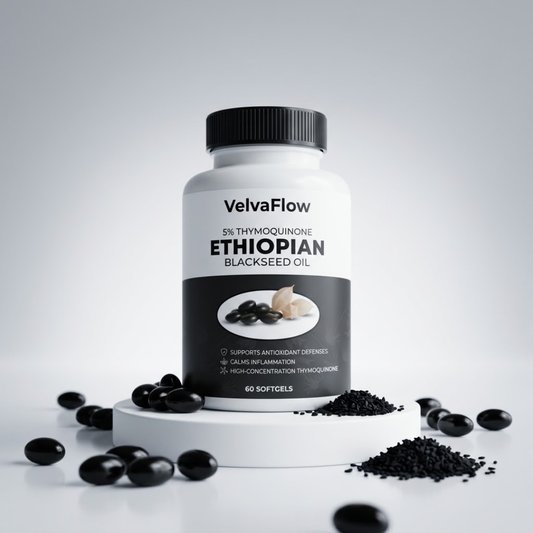 VelvaFlow Ethiopian Black Seed Oil | 5% Thymoquinone